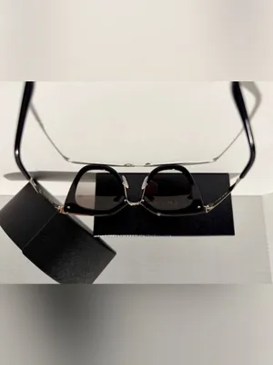 Prada Cinema SPR 53S 1AB-0A7 Sunglasses Gold Square Gradient‎ Grey thumbnail 3