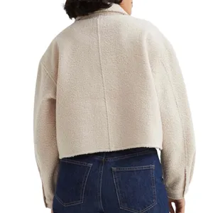 Divided Cropped Teddy Jacket thumbnail 6
