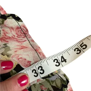 Reformation Plunging Floral Mini Dress Pink Roses thumbnail 8