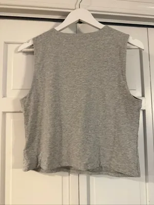 Gap closeknit grey tank jersey size large thumbnail 5