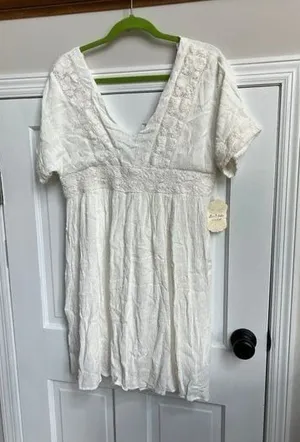 altard state dress white new‎ size large thumbnail 1