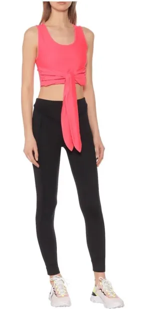 $104 Revolve X Lanston Sport neon-red Axel wrap tank top M thumbnail 1