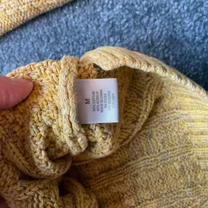 Dress Barn Women's M Yellow Cotton Blend Cable Knit Cottagecore Fall Sweater thumbnail 3