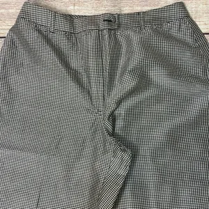 Anne Klein Women’s Gingham Ankle Pants Size 6 High Waist 100% Silk thumbnail 3