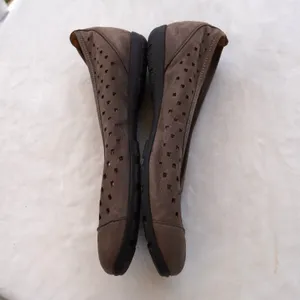 Gabor Hovercraft Brown Suede Perforated Flats Size 5.5‎ thumbnail 5
