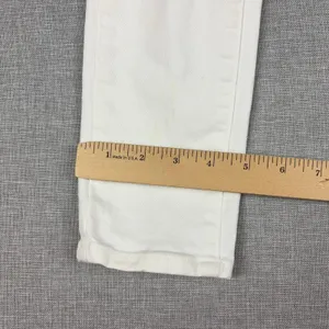 Paige Verdugo Ultra Skinny Jeans Womens 25 White Distressed Stretch Denim thumbnail 3