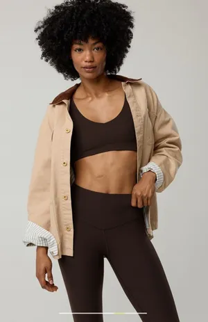 OFFLINE by Aerie Real Me XTRA Rib Switch Up V-Neck Sports Bra size XS thumbnail 1