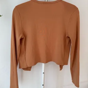 Women's Button Down Cardigan in Warm Tan Size M thumbnail 4