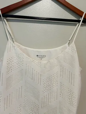 Athleta cream tank top (M)  thumbnail 2