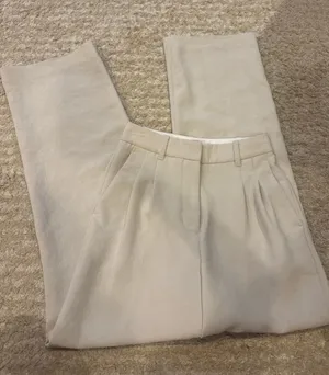 Wilfred Cream High-Rise Pleated Trousers thumbnail 1