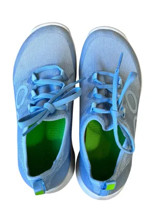 Oofos OOmg Sport LS Shoes Womens Size 8 Lace Up Recovery Sneakers Blue White thumbnail 10
