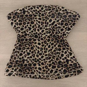 Leopard print tube top Multiple thumbnail 1