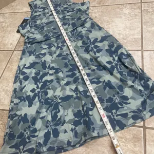 Kuhl Skyla Dress Blue Floral Camo Sleeveless Sun Protection Size Small NEW thumbnail 3