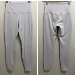 Lululemon Align Leggings 28” Nulu in Chrome Gray Size 6 thumbnail 3
