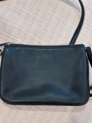 Kate Spade Black Pebbled Leather Crossbody with Gold Hardware thumbnail 6