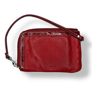 Fossil‎ Women's Wristlet Coin Purse Striped Leather Card Holder Zipper Wallet thumbnail 2