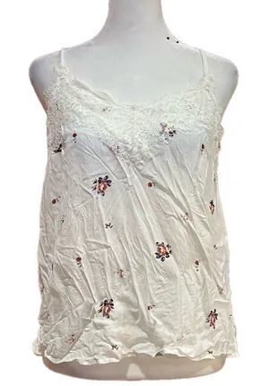 Abercrombie & Fitch Floral Lace Cami Tank Top thumbnail 1