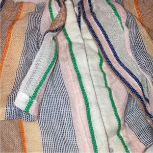 Tularosa Penelope Multi Striped‎ Printed Cropped Top Ruffle Beach S thumbnail 7