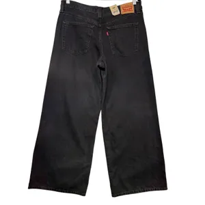 Levis 94 Baggy Wide Leg Jeans Black Mid Rise Denim Pants Size 31 NEW thumbnail 5
