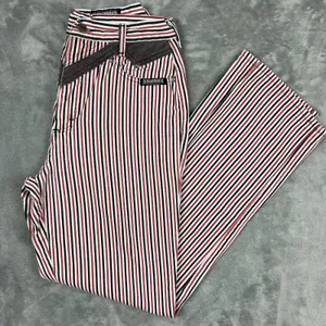 VTG Rough Rider Red Black Pin Striped Jeans Women‎ Sz 9/10 Western Cowgirl 90s thumbnail 8
