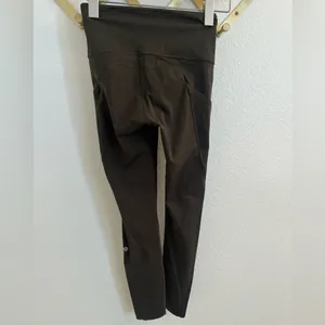 Lululemon Fast and Free Tight II 25" *Non-Reflective Nulux Dark Olive 4 thumbnail 5