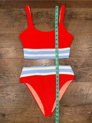 Beach Riot Thalia High-Waisted Bikini Top and Bottom Set from Anthropologie thumbnail 7