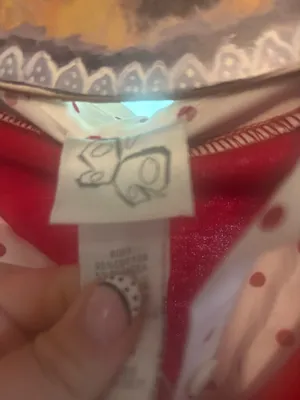 Polka Dot Red blouse Size XXL thumbnail 2
