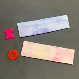 Tie Dye Headbands Handcrafted set of 2 yoga thumbnail 3
