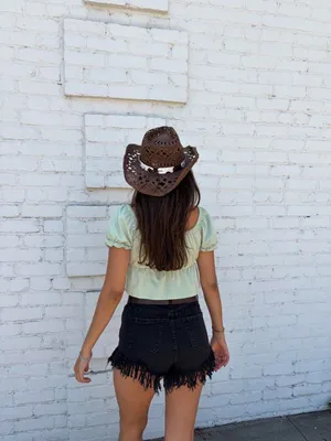 ZARA sage green tie front crop top sz XS #western #cowgirl #boho #summer thumbnail 4