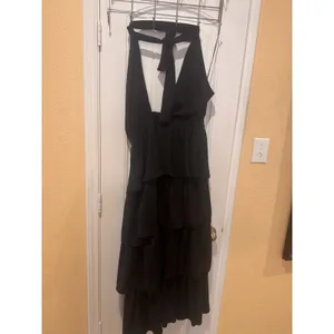 ENDLESS ROSE BLACK TIEREDDress Size 12 thumbnail 2