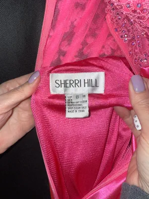 Prom Dress Sherri Hill Pink thumbnail 4
