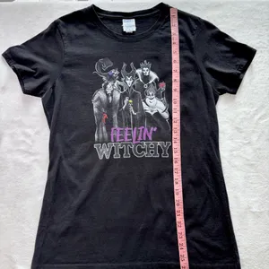 Disney Black Graphic Women's Tee with Witchy Villains Design. Size‎ M thumbnail 5