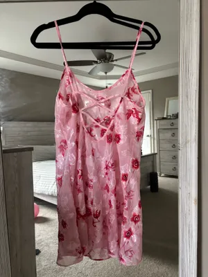 Secret Treasures Vintage sheer floral slip dress thumbnail 2