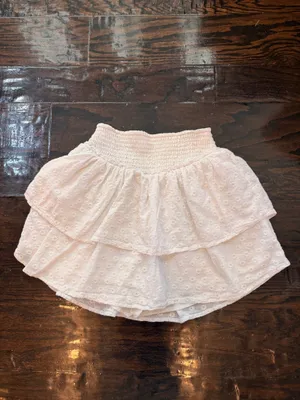 Hollister Eyelet White Mini Skort thumbnail 2