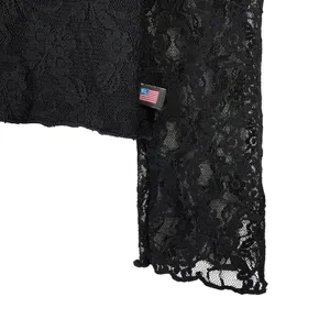90s Polo Jeans Co.‎ Ralph Lauren L Lace Sheer Top Whimsigoth Fairy Grunge Y2K thumbnail 5