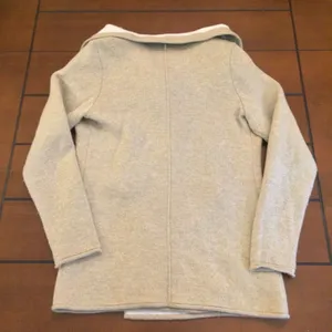 White House black market wool blend open cardigan large cream thumbnail 5