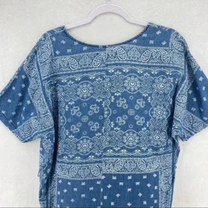 Cortefiel Denim Paisley‎ Bandana Print Dress thumbnail 10