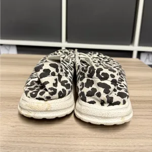 Gypsy Jazz Leopard Print Slip On Western Style Casual Shoes thumbnail 4