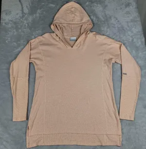 Columbia Women’s Longer Days Hoodie Size M Medium Orange thumbnail 1