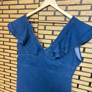 Perfectly Priscilla‎ Denim Dress Size XL thumbnail 3