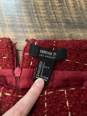 Forever 21 Red Mini Skirt thumbnail 4
