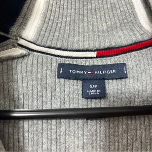 Tommy Hilfiger Gray Full Zip Womens Sweater Size S thumbnail 7