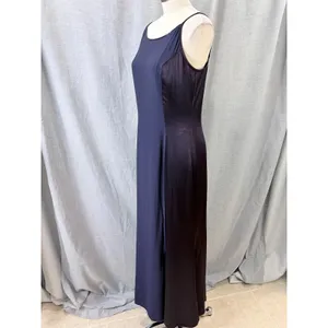 Jessica McClintock Gunne Sax Purple Navy Panel‎ Maxi 13/14 thumbnail 5