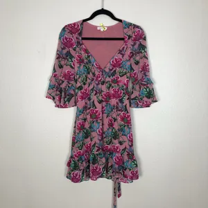 For Love and Lemons churro dress pink flamenco thumbnail 3