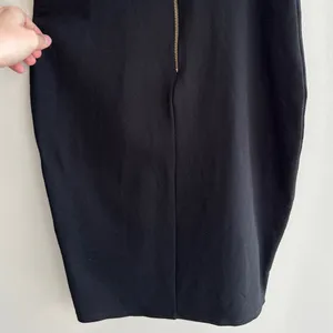 Rolla Coster Black Bodycon Tank Top Cutout Zippered Dress, Size Medium thumbnail 15