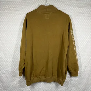 Aerie Olive Green The Sweat‎ Everyday Mock Neck Sweatshirt thumbnail 7