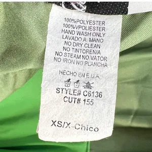 Vintage Y2K Cumbia Dress‎ XS Green Satin Black Mesh Goth Dark Fairy Whimsygoth thumbnail 12