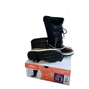 NIB NEW JBU Snowy Tall All Weather Boot, Black SZ-8 Faux Fur thumbnail 5