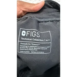 FIGS Technical Collection Women Black Scrub Jogger Pants Size Medium Tall M/T thumbnail 4
