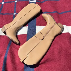 Universal Thread Sommer memory foam tan tall cowboy western heeled Boots NWT 9 thumbnail 2